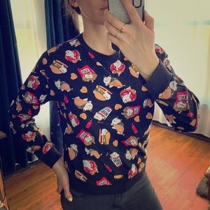 🍟🐱 Cat/Junk Food Sweater 🐱🍟